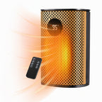JIOABL Square Desktop Heater | 1500W, 5 Working Modes, 70° Oscillation, Quiet, Tip-Over and Overheat Safety Protection