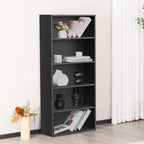 JIOABL Bookcase, 53 Inch Large Storage Tall Standing Bookshelf with Adjustable Shelves for Home Office, Living Room, Bed Room