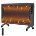 JIOABL Infrared Space Heater for Large Room, WiFi Remote, Inverter, Thermostat, White
