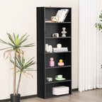 JIOABL Bookcase, 53 Inch Large Storage Tall Standing Bookshelf with Adjustable Shelves for Home Office, Living Room, Bed Room