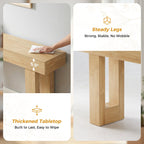 JIOABL 63" Farmhouse Console Table, Narrow Sofa Table Behind Couch, Wooden Entryway Accent Table, for Foyer, Hallway & Living Room