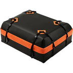 JIOABL Waterproof Car Roof Bag, 15 Cu Ft Rooftop Cargo Carrier with 6 Safety Hooks, Anti-Slip Mat, Lock, and Storage Bag for Cars & SUVs