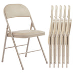 JIOABL Folding Chair , Convenient Leather Padded Folding Chairs