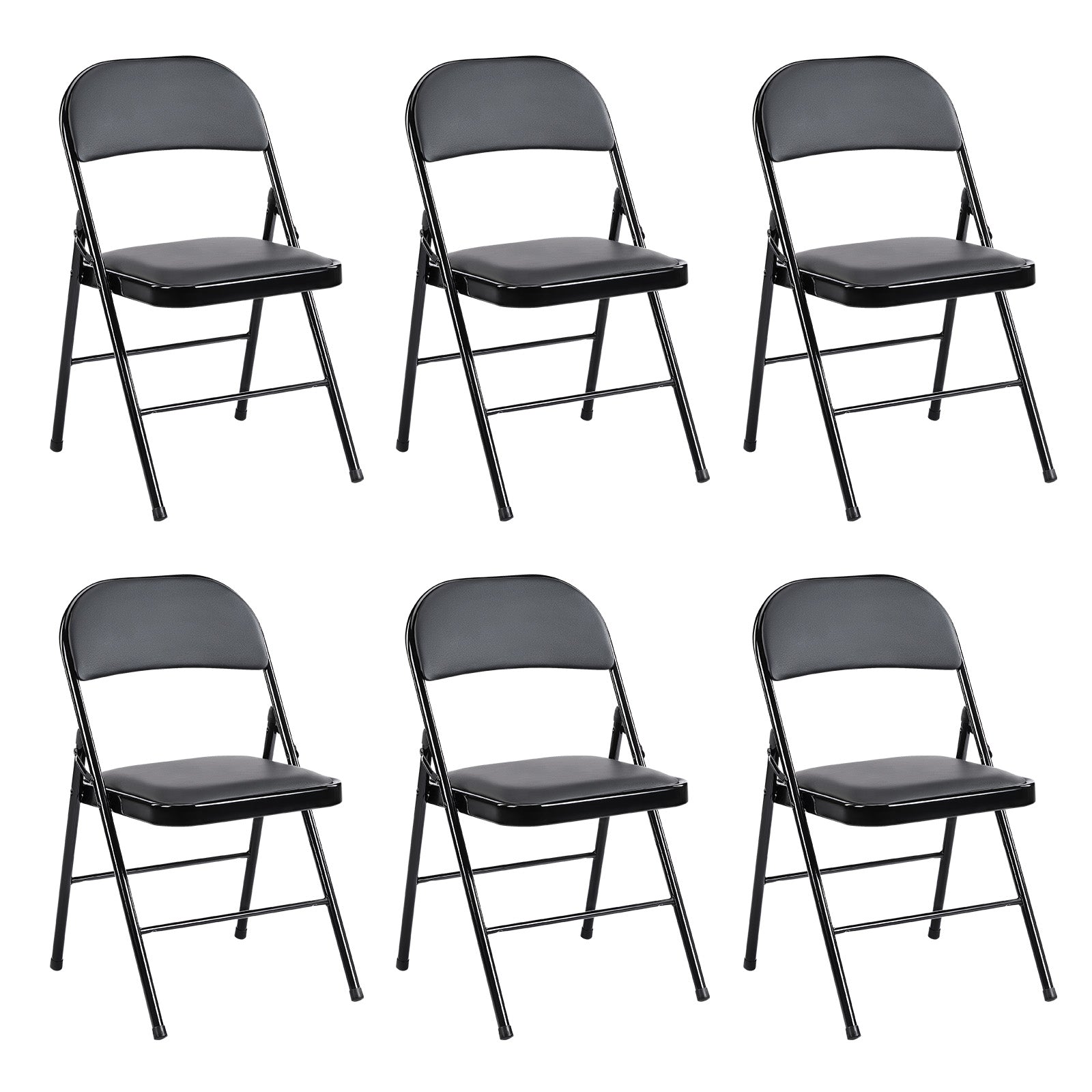 JIOABL Folding Chair , Convenient Leather Padded Folding Chairs