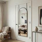 JIOABL 47" x 14"  Full Length Wall Mounted Mirror, Aluminum Alloy Frame, HD Glass, for Bedroom, Living Room & Entryway