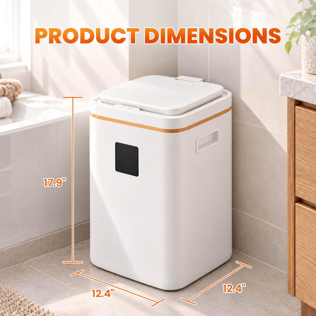 IOABL Square Towel Warmer Bucket, 20L Stainless Steel Liner, 3 Timer Settings (20/40/60 Mins), Ideal for Towels, Bathrobes, Blankets