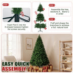 JIOABL Spruce Artificial Christmas Tree for Home, Office, and Party Decor