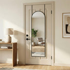 JIOABL 47" x 14"  Full Length Wall Mounted Mirror, Aluminum Alloy Frame, HD Glass, for Bedroom, Living Room & Entryway