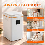 IOABL Square Towel Warmer Bucket, 20L Stainless Steel Liner, 3 Timer Settings (20/40/60 Mins), Ideal for Towels, Bathrobes, Blankets
