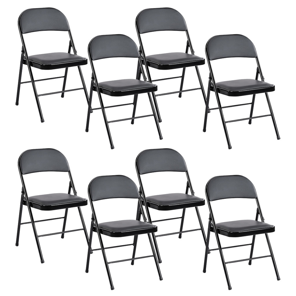 JIOABL Folding Chair , Convenient Leather Padded Folding Chairs