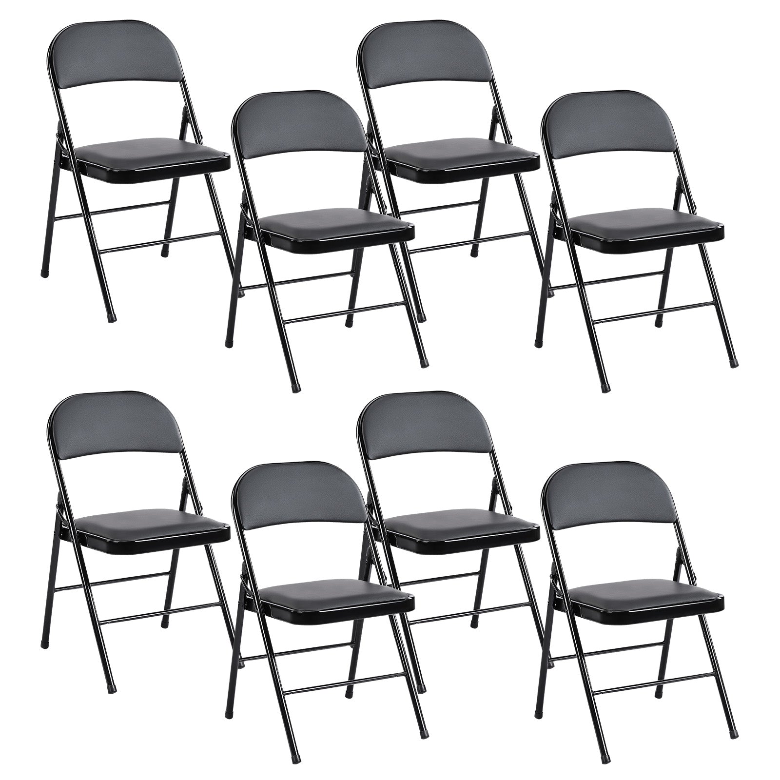 JIOABL Folding Chair , Convenient Leather Padded Folding Chairs