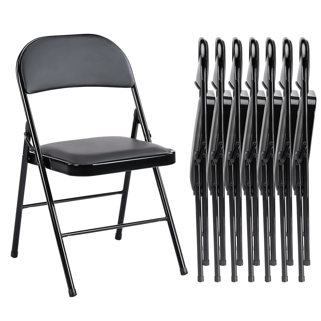 JIOABL Folding Chair , Convenient Leather Padded Folding Chairs
