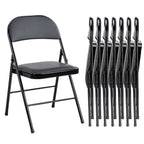 JIOABL Folding Chair , Convenient Leather Padded Folding Chairs