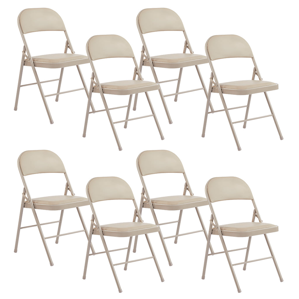 JIOABL Folding Chair , Convenient Leather Padded Folding Chairs