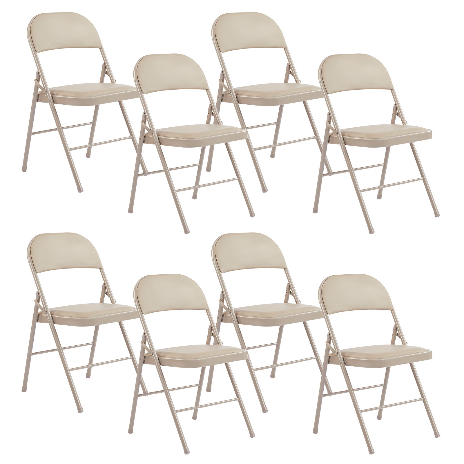 JIOABL Folding Chair , Convenient Leather Padded Folding Chairs