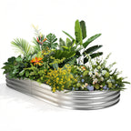 JIOABL Raised Garden Bed with Legs, Elevated Planter Box w/Bed Liner for Herbs Flowers Vegetables