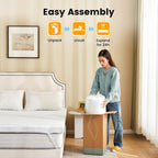 JIOABL Cooling Gel Memory Foam Mattress Topper for Relieve Back Pain, Ventilated Design, CertiPUR-US Certified, Removable Plush Cover
