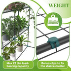 JIOABL Greenhouse with PE Cover, Portable Plant Grow House with Zipper Door & Steel Frame for Indoor Outdoor Garden