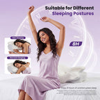 JIOABL Cervical Memory Foam Pillow, Contour Design with 2 Heights, Breathable Cover, Neck Support for Side Back Sleepers