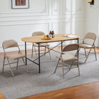 JIOABL Folding Chair , Convenient Leather Padded Folding Chairs