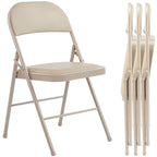 JIOABL Folding Chair , Convenient Leather Padded Folding Chairs