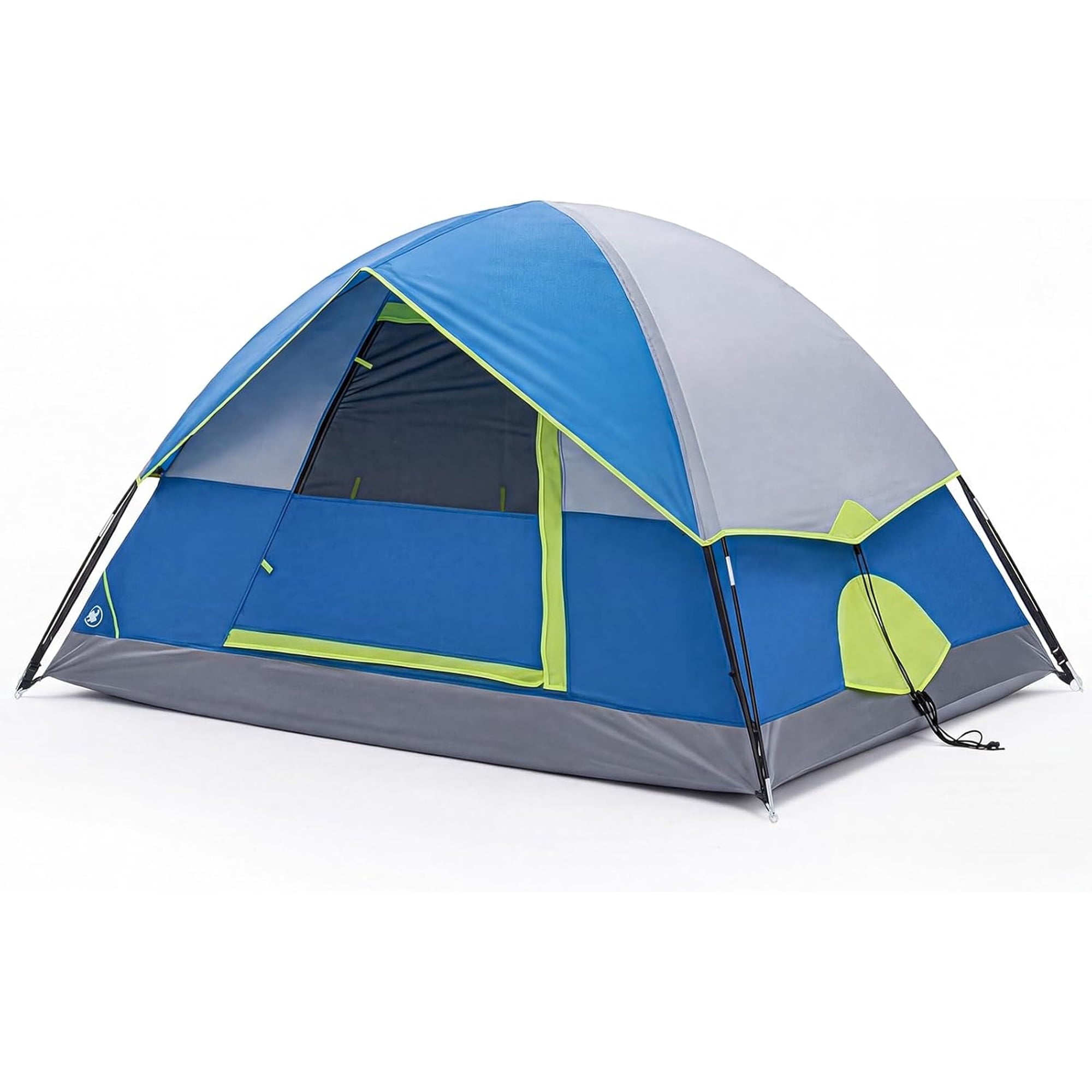 JIOABL Dome Camping Tent, Waterproof Polyester with Rainfly, Easy Setup, Ventilated Windows & Skylights, Portable Backpacking Tent
