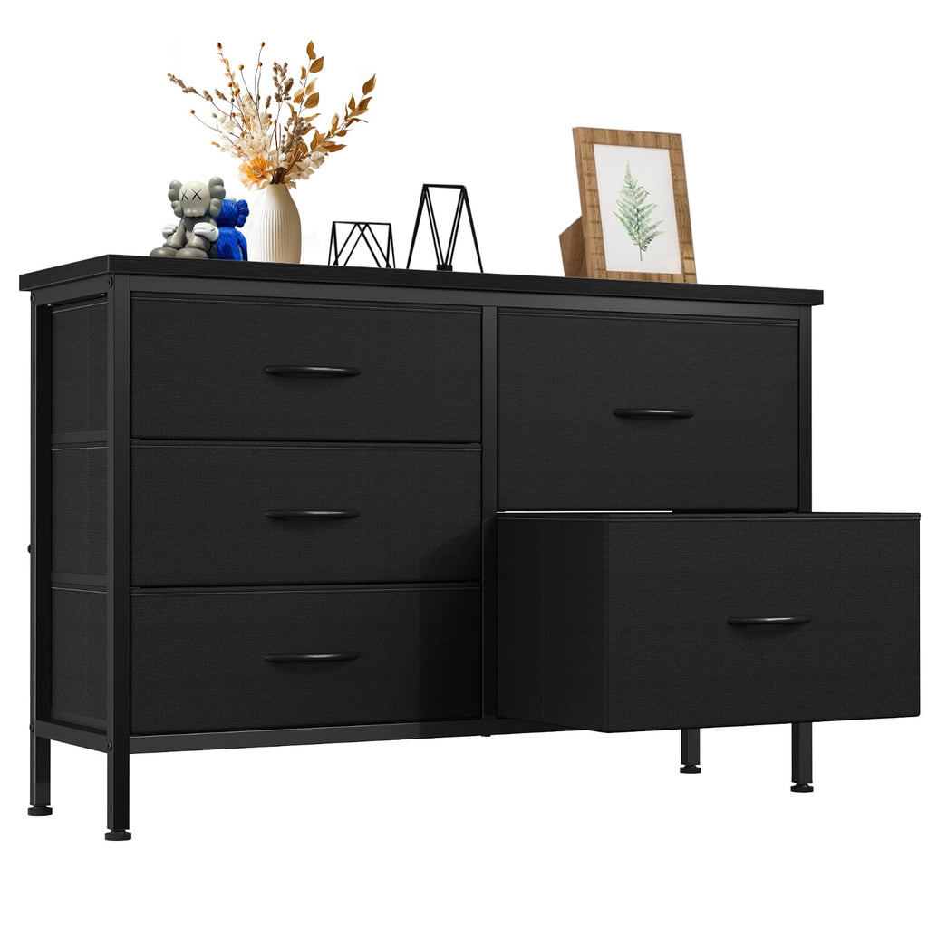 JIOABL 5-Drawer Dresser with Drawer Organizers for Bedroom, Living Room, or Closet