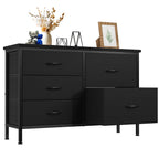 JIOABL 5-Drawer Dresser with Drawer Organizers for Bedroom, Living Room, or Closet