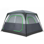 JIOABL 6 Person Camping Tent with Rainfly, Waterproof Polyester, Easy Setup, Portable with Carry Bag, Stakes & Ropes for Outdoor Camping