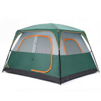JIOABL 6 Person Camping Tent with Rainfly, Waterproof Polyester, Easy Setup, Portable with Carry Bag, Stakes & Ropes for Outdoor Camping