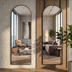 JIOABL 47" x 14"  Full Length Wall Mounted Mirror, Aluminum Alloy Frame, HD Glass, for Bedroom, Living Room & Entryway