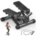 JIOABL Mini Steppers Machine with Resistance Bands for Home Exercise , 300lbs Capacity