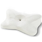 JIOABL Ergonomic Contour Memory Foam Pillows, Cervical Neck Pillow with Cooling Case for Neck Pain Relief