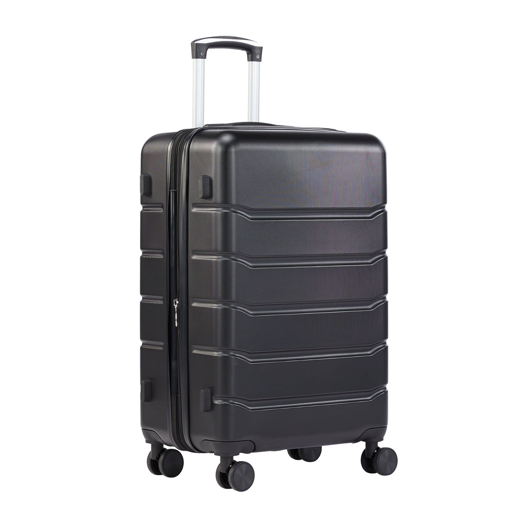JIOABL Carry on Luggage, Hard Shell ABS Suitcase with Double Spinner Wheels, Lightweight Expandable Rolling Suit Case with TSA Lock