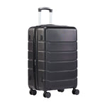 JIOABL Carry on Luggage, Hard Shell ABS Suitcase with Double Spinner Wheels, Lightweight Expandable Rolling Suit Case with TSA Lock