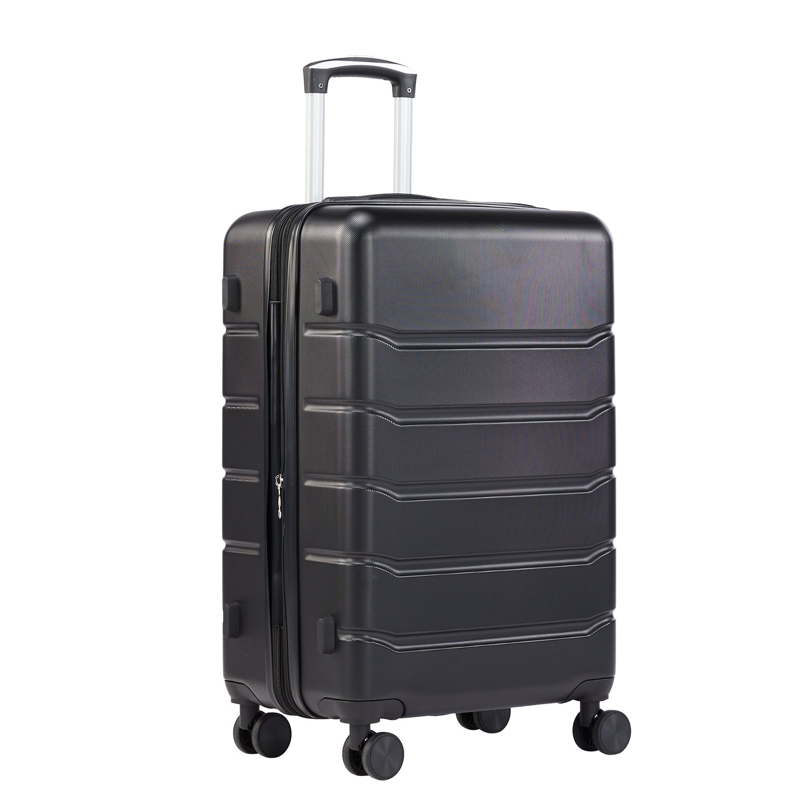 JIOABL Carry on Luggage, Hard Shell ABS Suitcase with Double Spinner Wheels, Lightweight Expandable Rolling Suit Case with TSA Lock