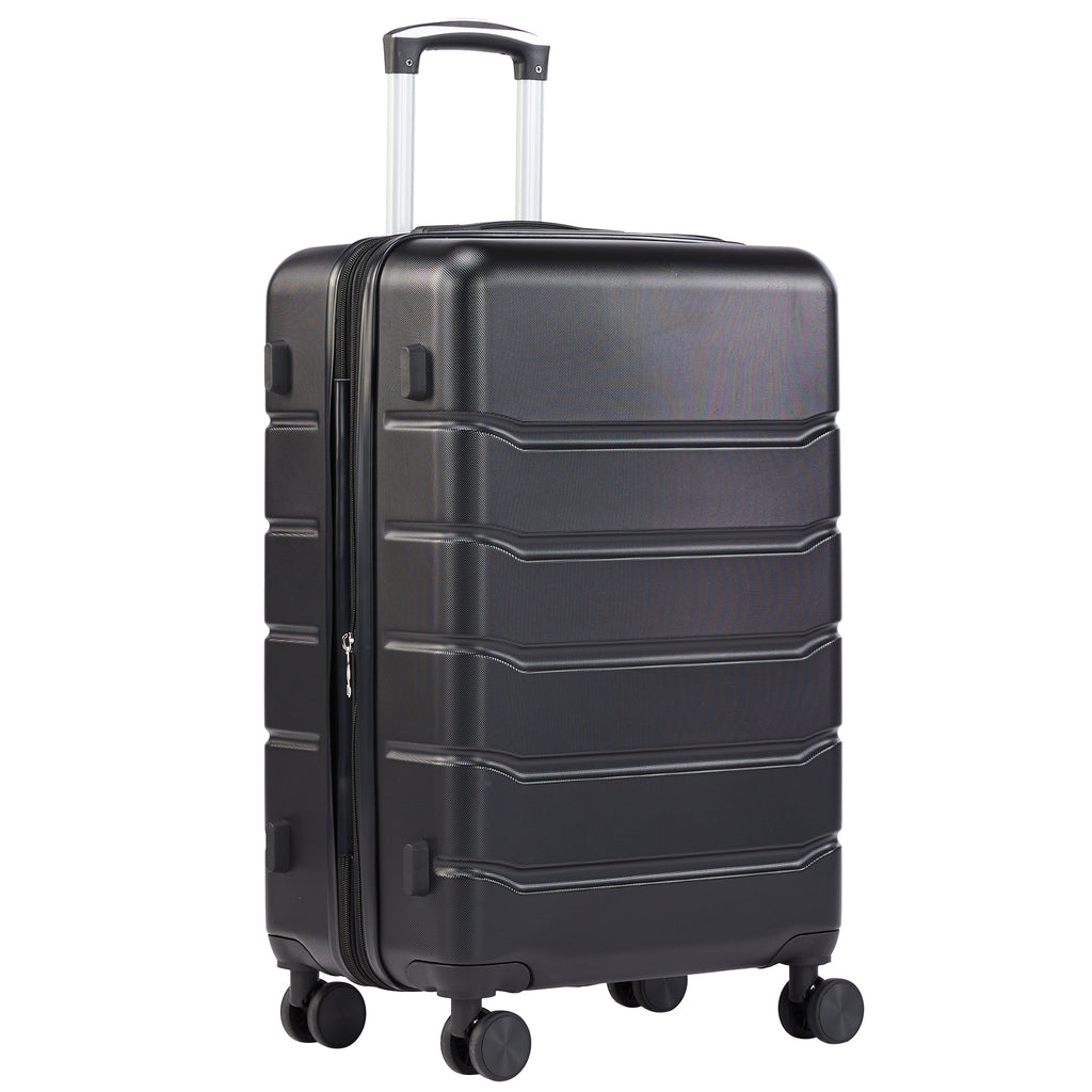 JIOABL Carry on Luggage, Hard Shell ABS Suitcase with Double Spinner Wheels, Lightweight Expandable Rolling Suit Case with TSA Lock