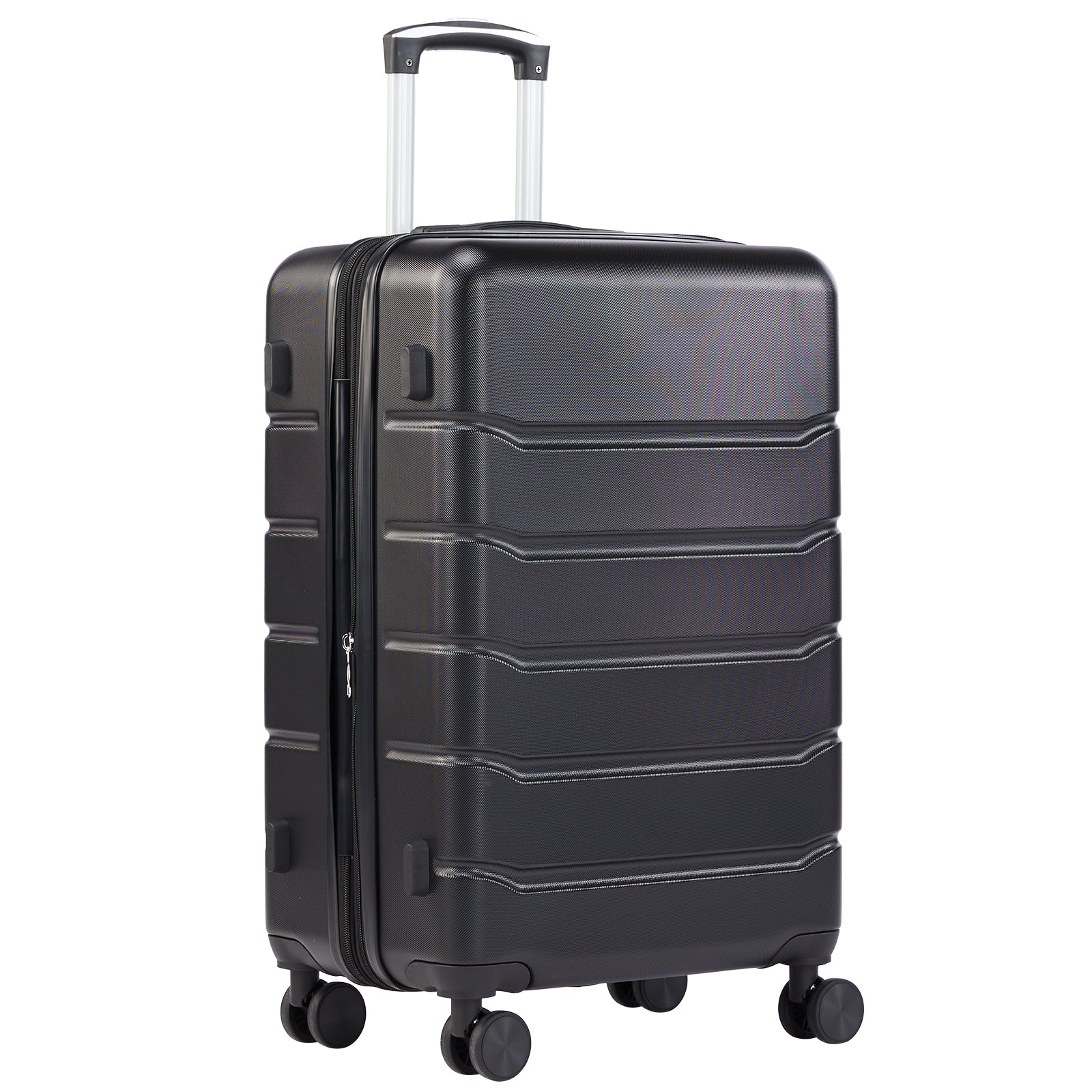 JIOABL Carry on Luggage, Hard Shell ABS Suitcase with Double Spinner Wheels, Lightweight Expandable Rolling Suit Case with TSA Lock