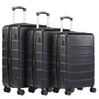 JIOABL Carry on Luggage, Hard Shell ABS Suitcase with Double Spinner Wheels, Lightweight Expandable Rolling Suit Case with TSA Lock