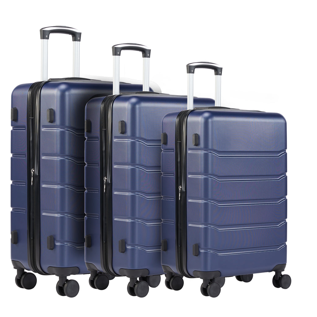 JIOABL Carry on Luggage, Hard Shell ABS Suitcase with Double Spinner Wheels, Lightweight Expandable Rolling Suit Case with TSA Lock