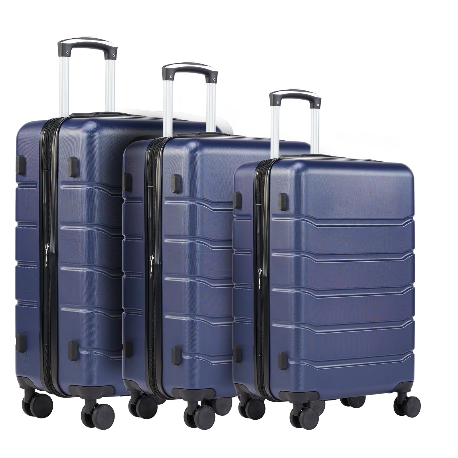 JIOABL Carry on Luggage, Hard Shell ABS Suitcase with Double Spinner Wheels, Lightweight Expandable Rolling Suit Case with TSA Lock
