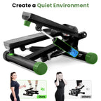 JIOABL Mini Steppers Machine with Resistance Bands for Home Exercise , 300lbs Capacity