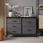 JIOABL 5-Drawer Dresser with Drawer Organizers for Bedroom, Living Room, or Closet