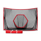 JIOABL 10x7 FT Golf Practice Net with Target, Driving Range Net for Indoor and Outdoor Use, Red