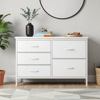 JIOABL 5-Drawer Dresser with Drawer Organizers for Bedroom, Living Room, or Closet
