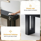 JIOABL 63" Farmhouse Console Table, Narrow Sofa Table Behind Couch, Wooden Entryway Accent Table, for Foyer, Hallway & Living Room