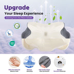 JIOABL Cervical Memory Foam Pillow, Contour Design with 2 Heights, Breathable Cover, Neck Support for Side Back Sleepers