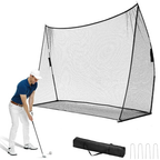 JIOABL 10x7 FT Golf Practice Net with Target, Driving Range Net for Indoor and Outdoor Use, Red