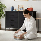 JIOABL 5-Drawer Dresser with Drawer Organizers for Bedroom, Living Room, or Closet