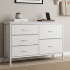 JIOABL 5-Drawer Dresser with Drawer Organizers for Bedroom, Living Room, or Closet